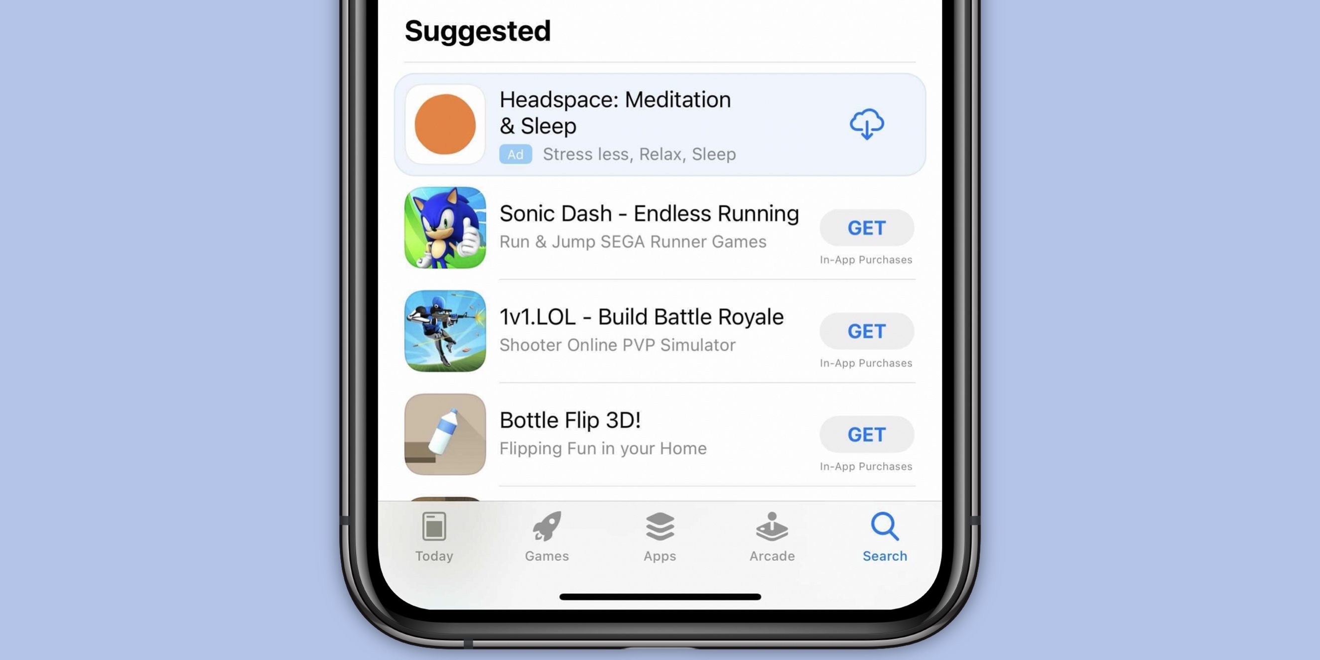 Apple Testing New Ad Spot On Homepage Of App Store Search Tab 9to5mac