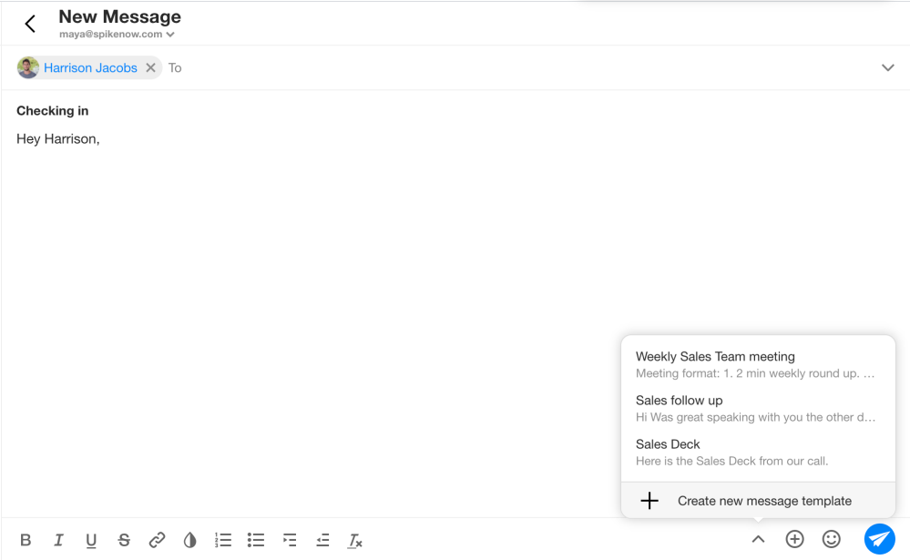 Spike Email adds Outlookstyle mentions, canned responses, and a new