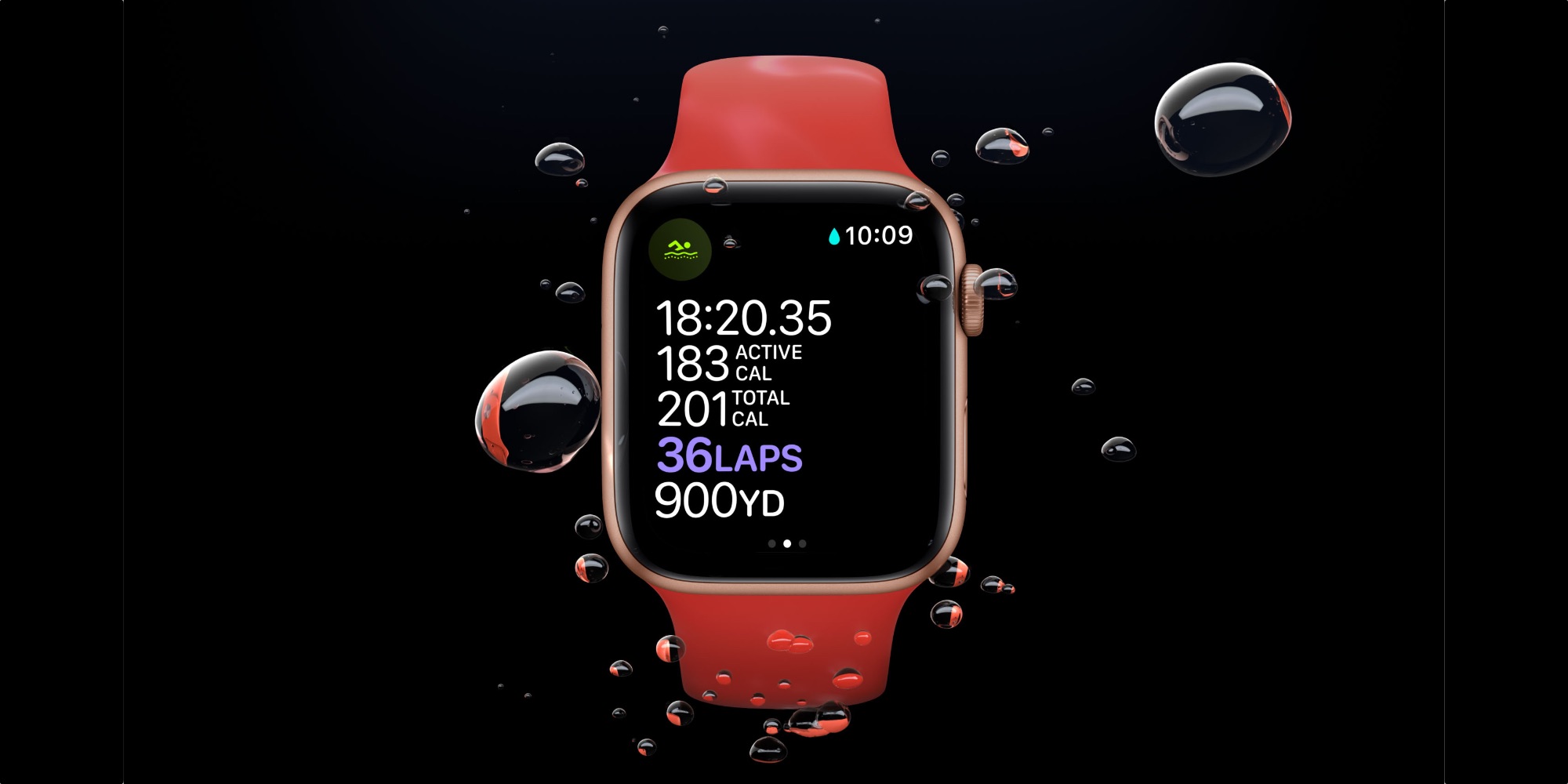 Apple watch discount series 6 water