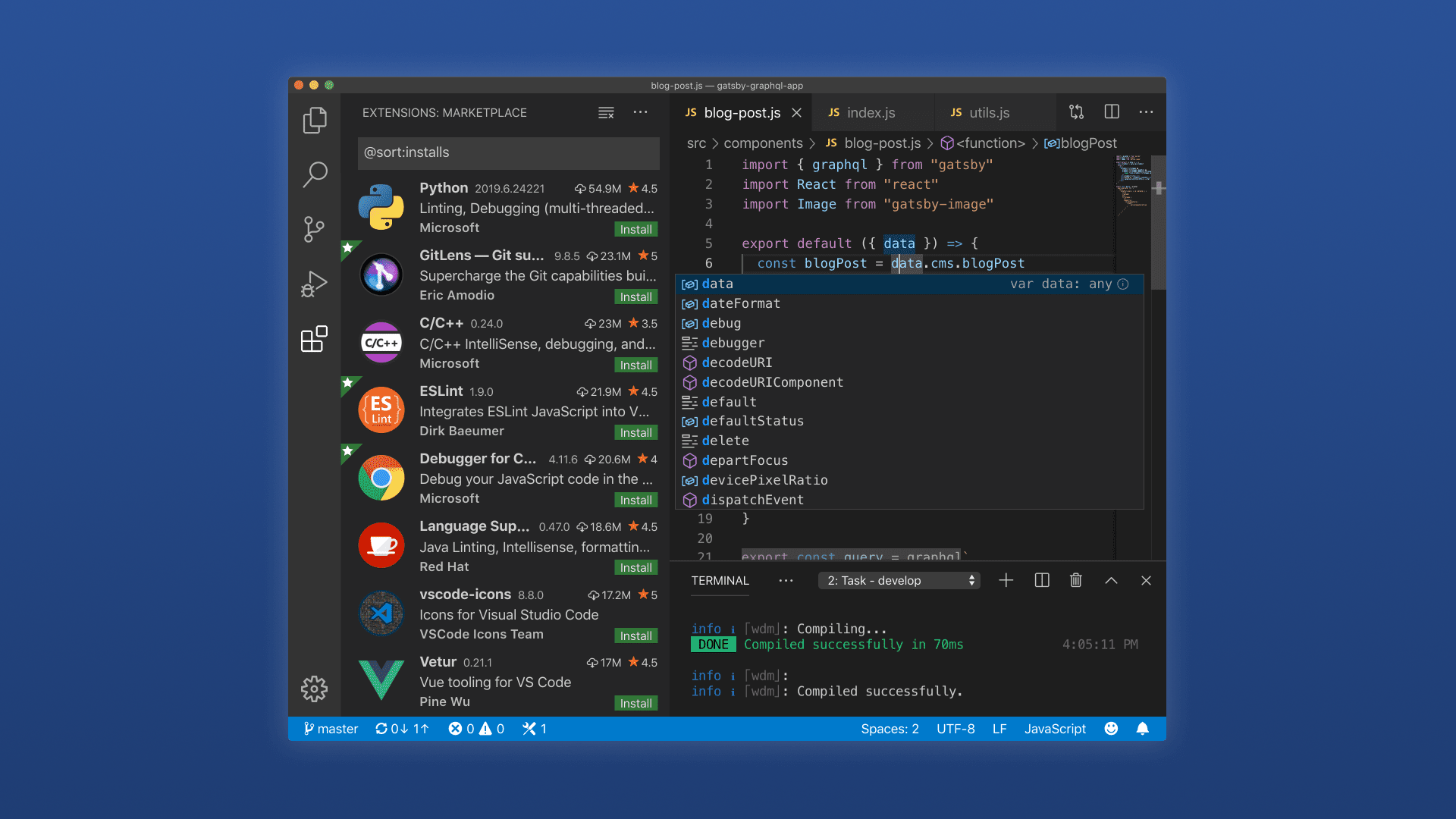 visual studio with c for mac