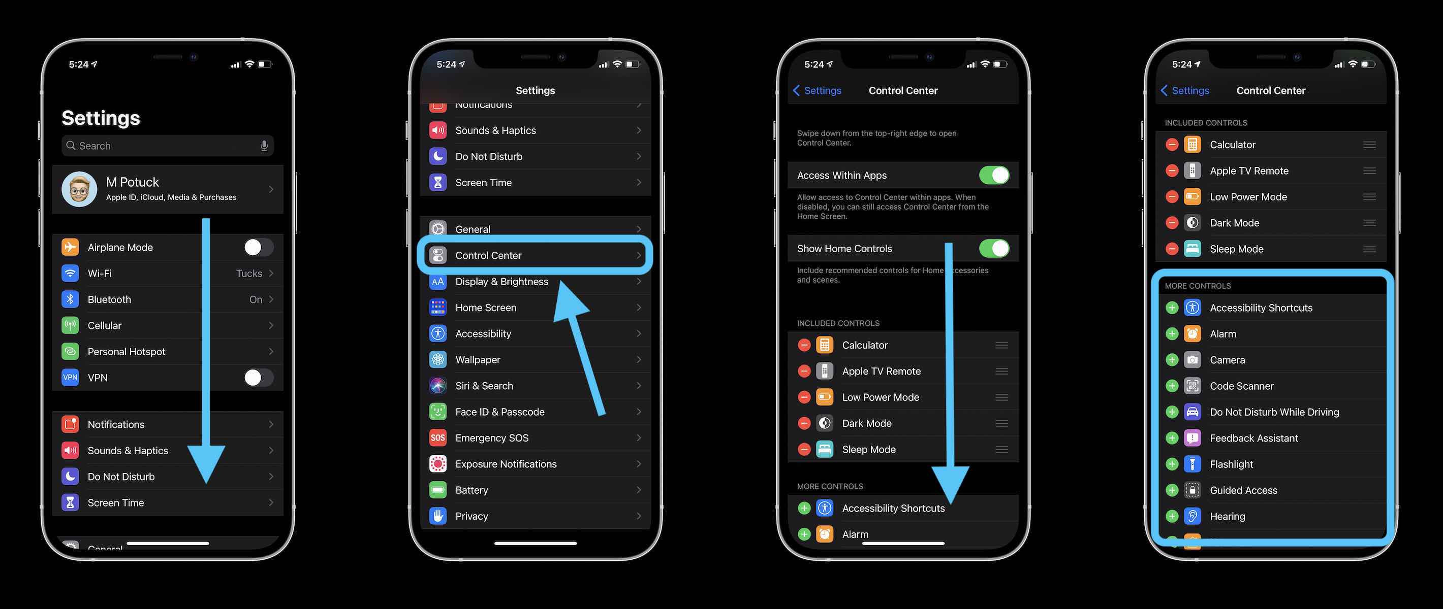 How to Enable Night Shift in iOS 12 Control Center on iPhone and iPad