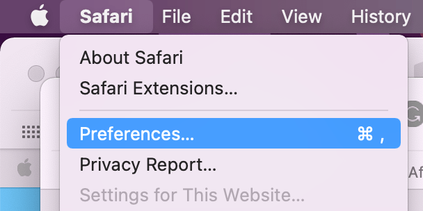 private browsing safari mac shortcut