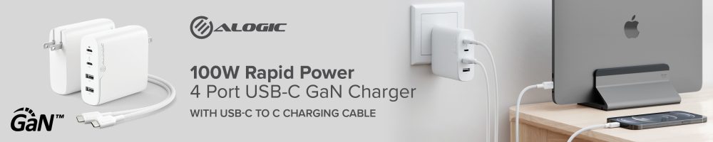 ALOGIC 9 to 5 GaN Chargers Banner