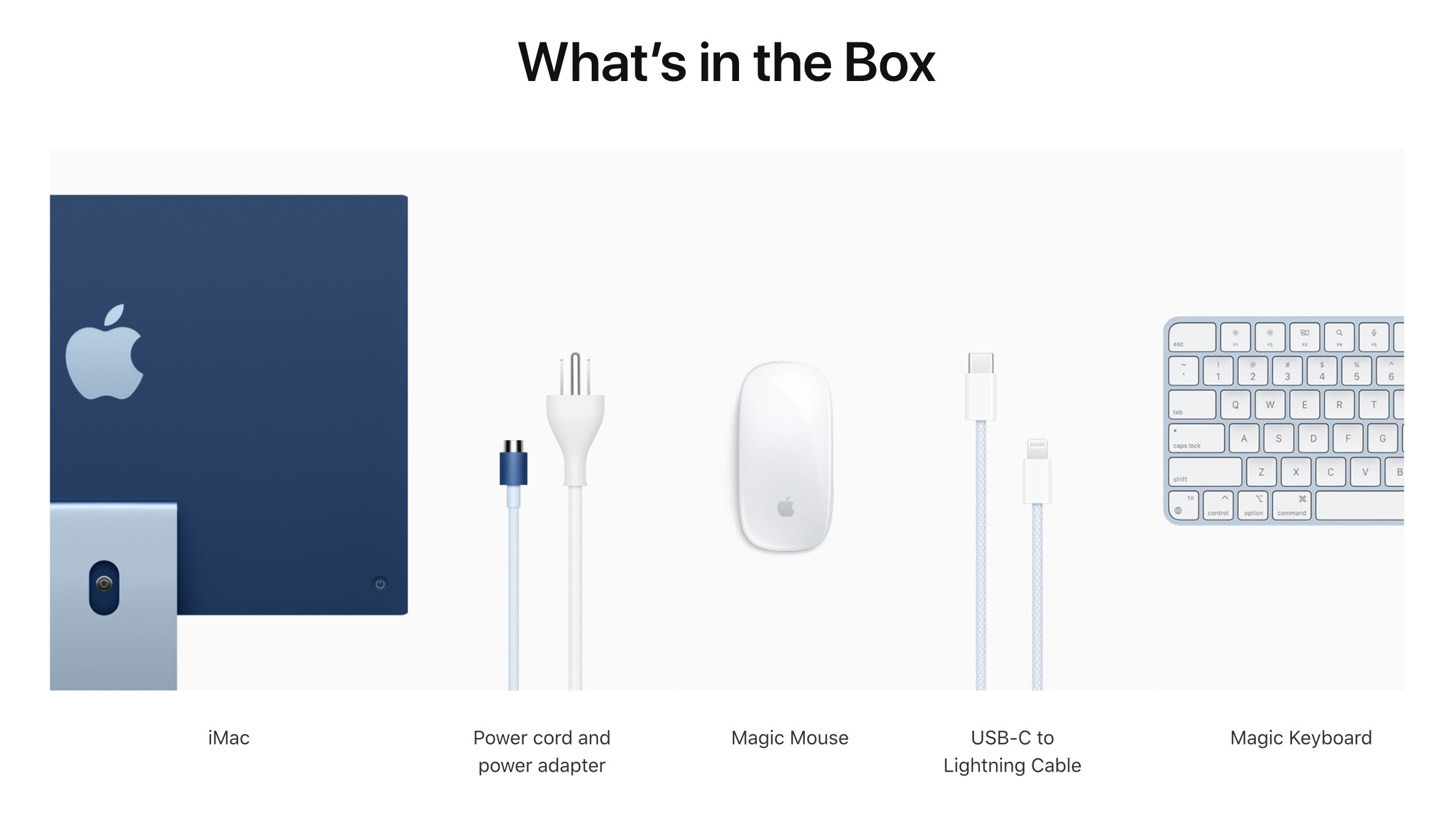 adviseren maak het plat . New M1 iMacs come with color-matched braided USB-C to Lightning cable -  9to5Mac