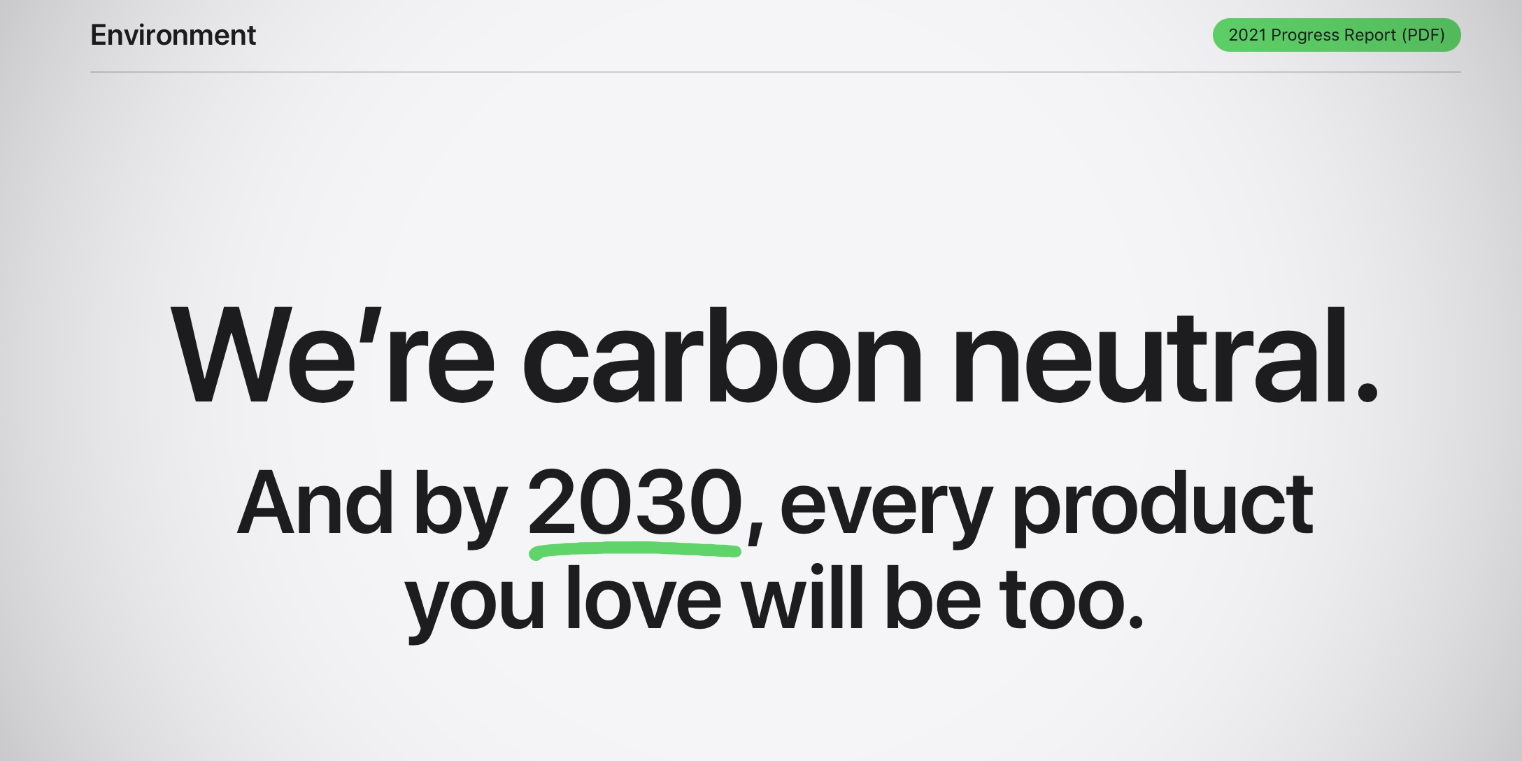 Apple Releases 2021 Environmental Progress Report, Focus On 2030 Carbon ...