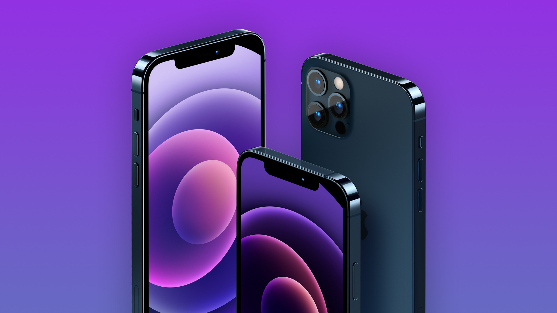 Download the new purple iPhone 12 wallpaper for your devices right