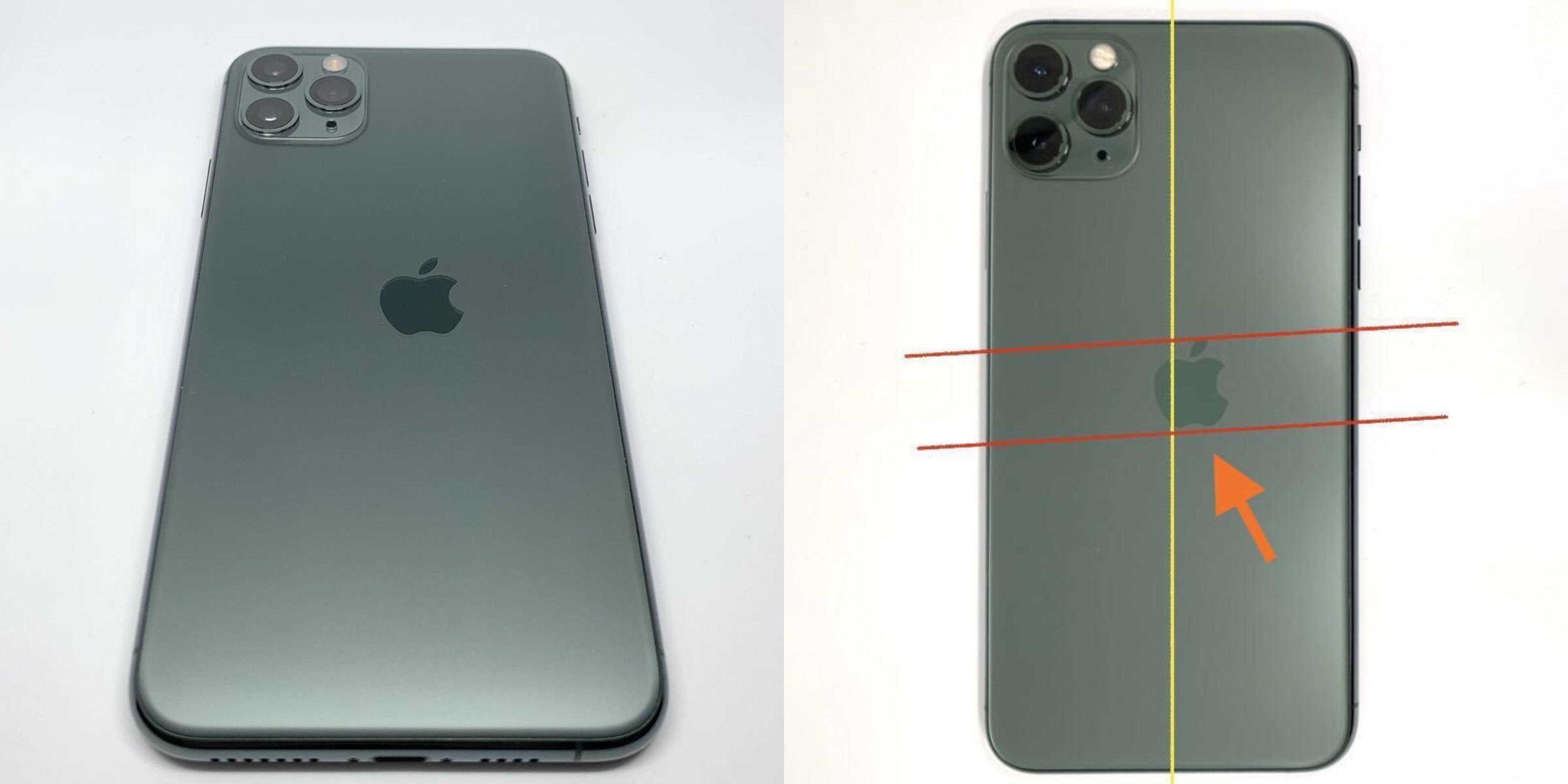 Images Show Extremely Rare Iphone 11 Pro Misprint With Misaligned Apple Logo 9to5mac