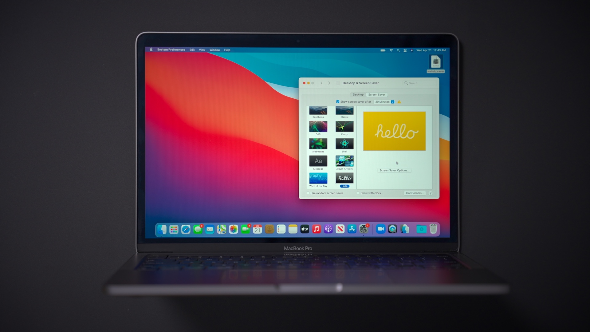 Hands-on: Apple's new 'Hello' screen saver for Macs running macOS 11.3 ...