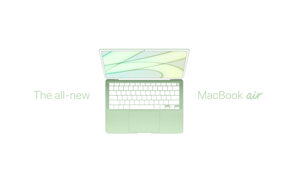 Colorful MacBook Air