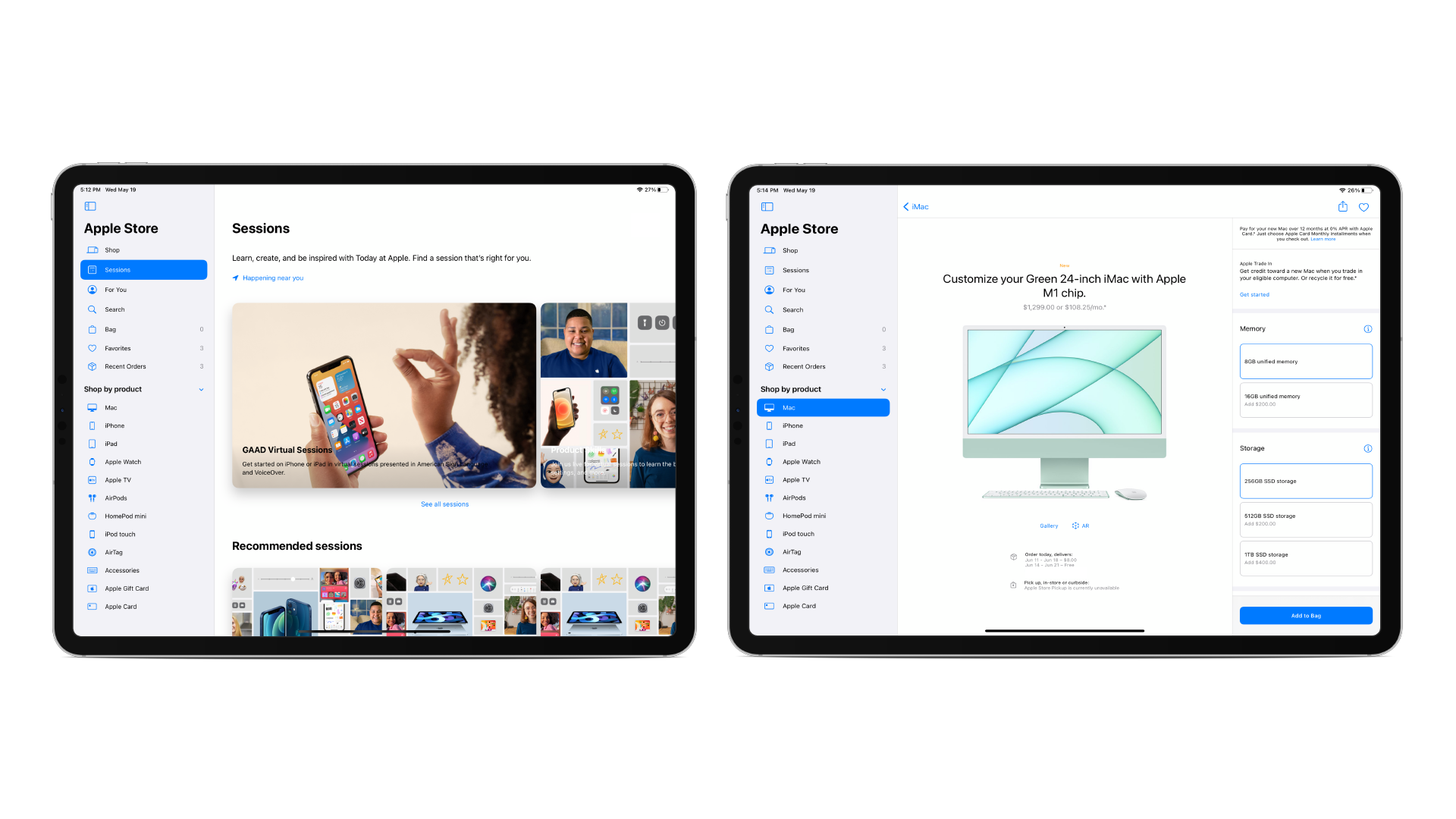 Apple debuts redesigned Apple Store app on iPad with sidebar and rapid