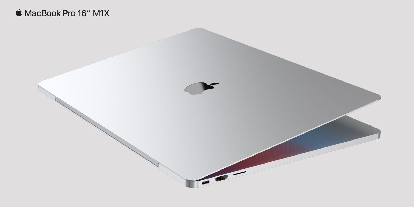 M1X 16-inch MacBook Pro render