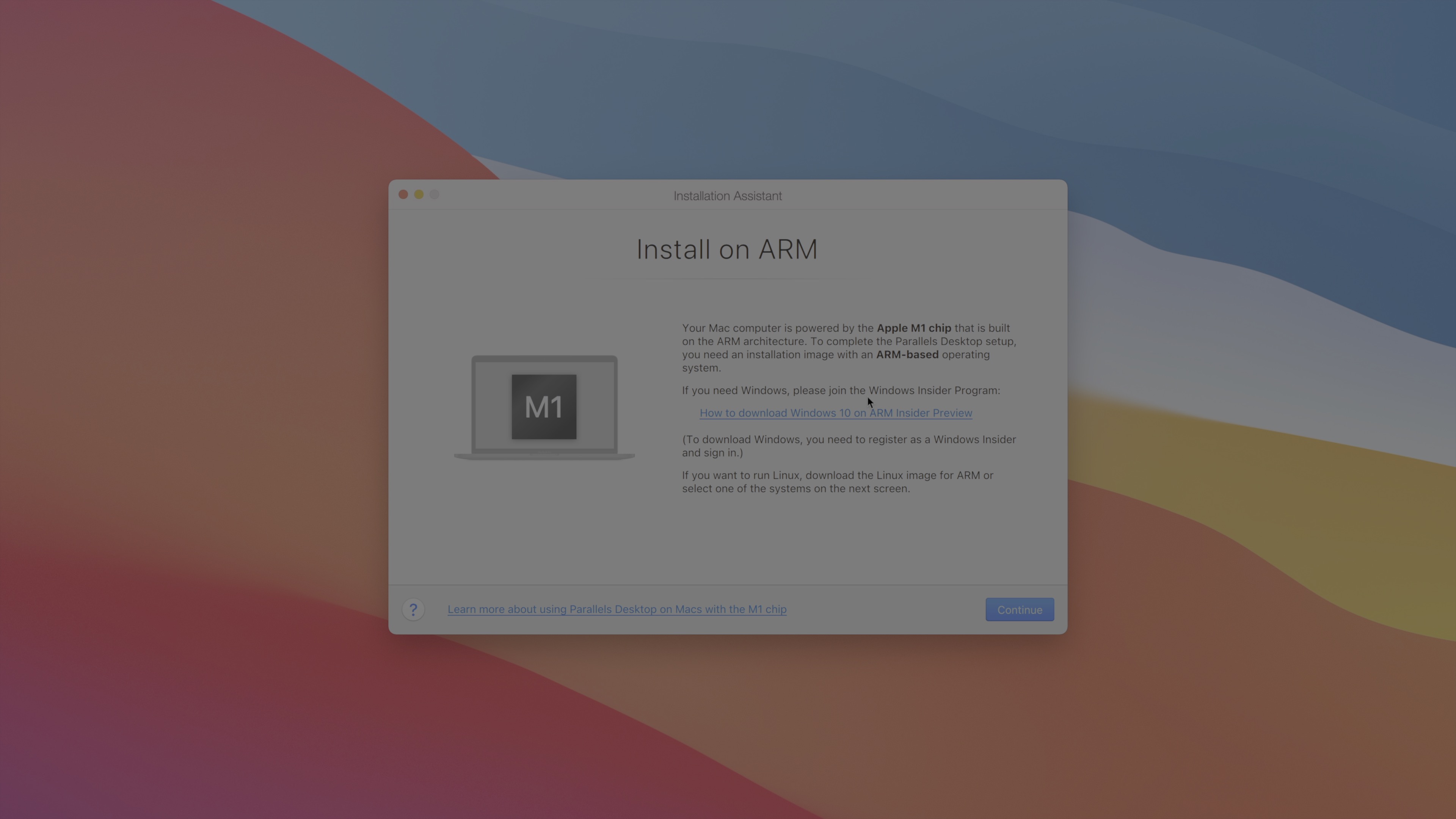 install windows 10 arm on mac m1