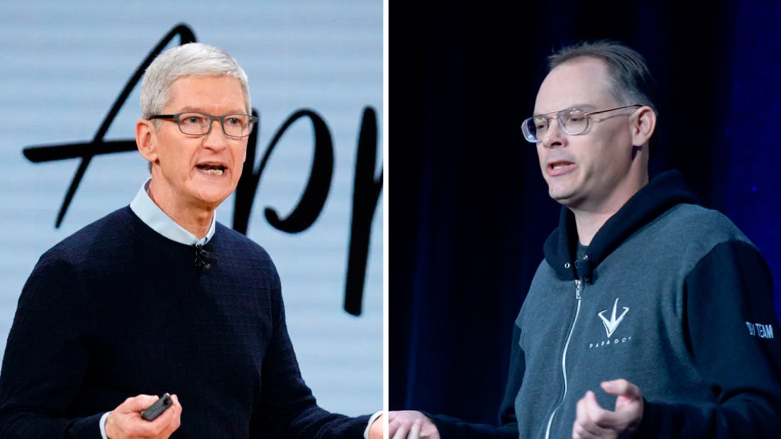 Tim Cook and Epic CEO Tim Sweeney