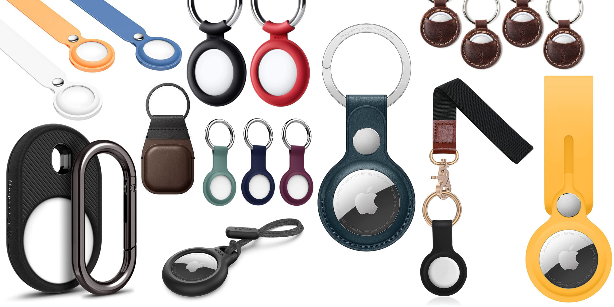 Case for Apple AirTag with Keychain