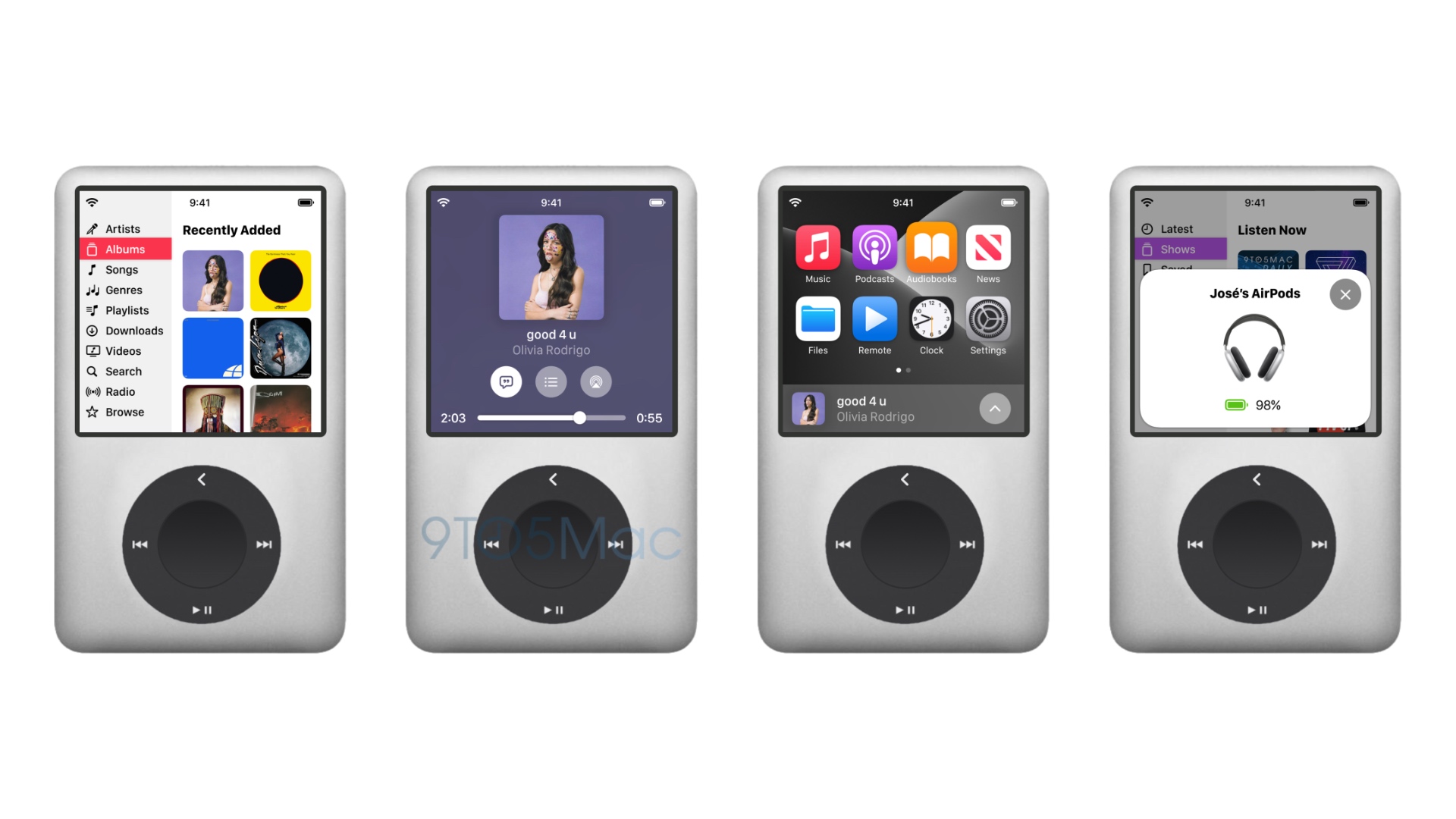 Listen to Apple Music and Spotify on this iPod Classic web player