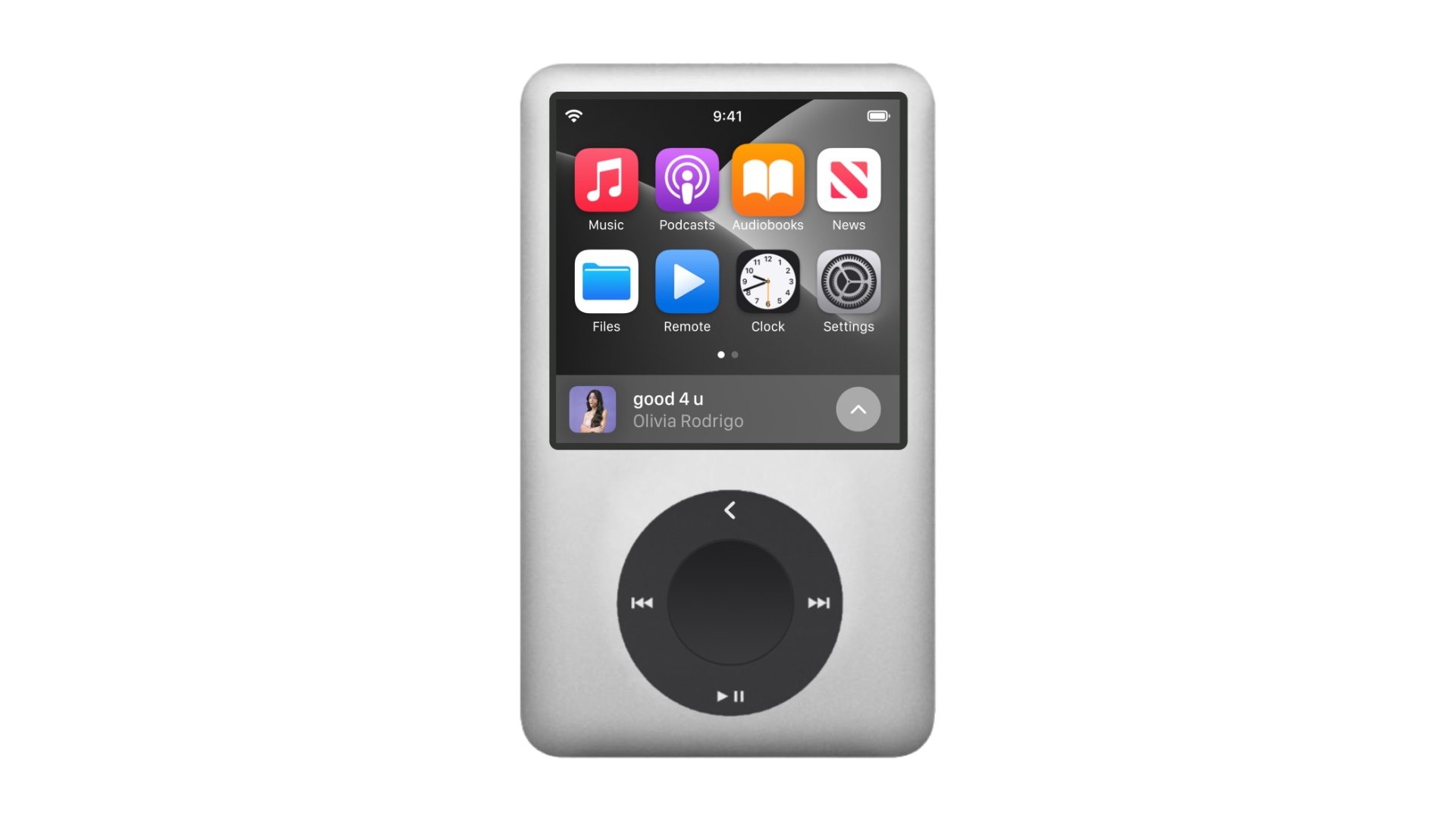 Concept Meet iPod Max with Apple Music Lossless and AirPods Max focus