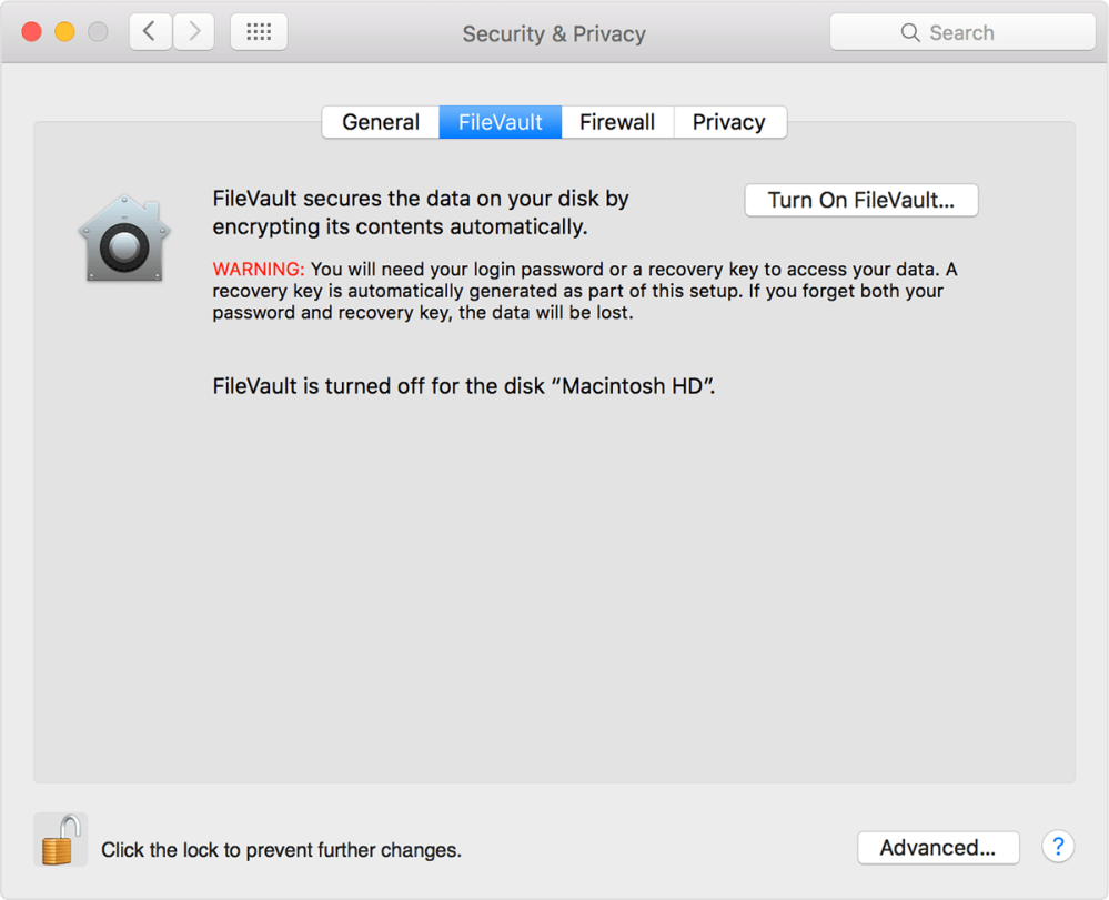 Dovrei usare FileVault sul mio iMac?