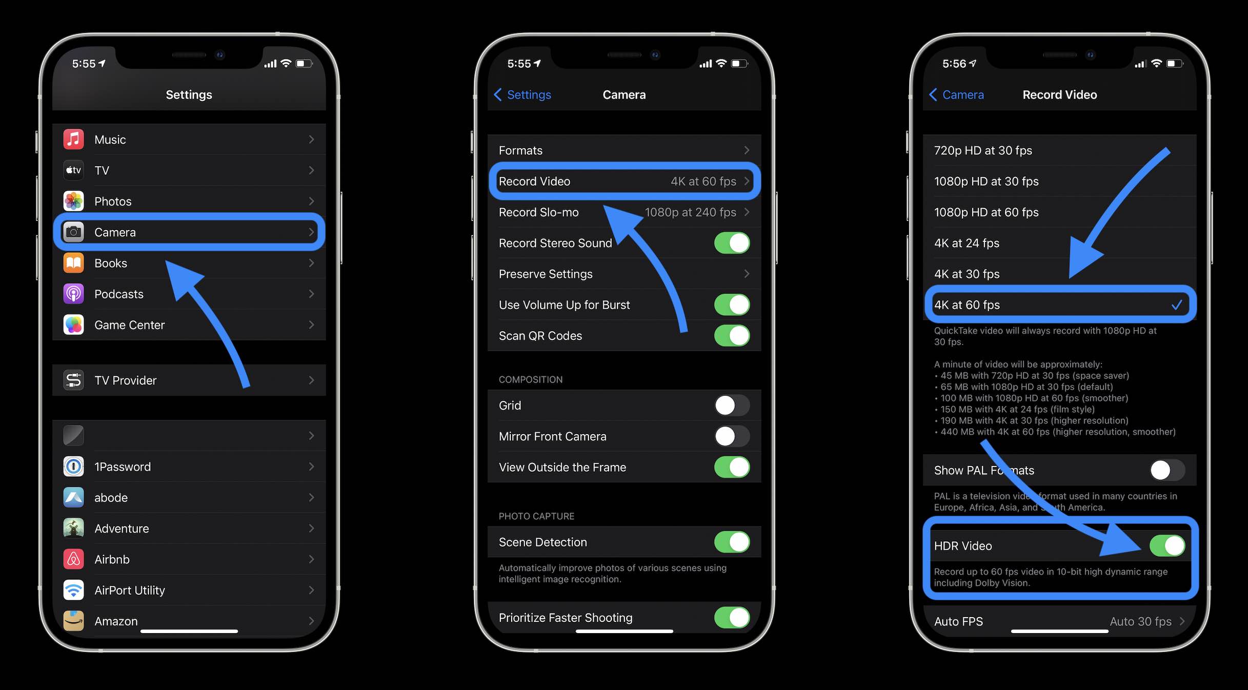 How to shoot 4K video at 60 FPS on iPhone and iPad