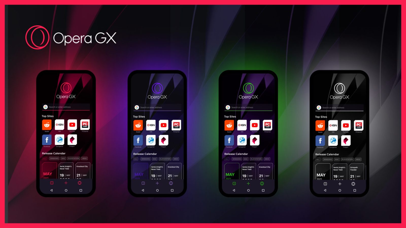 A new web browser to game on, Opera GX now available on mobile