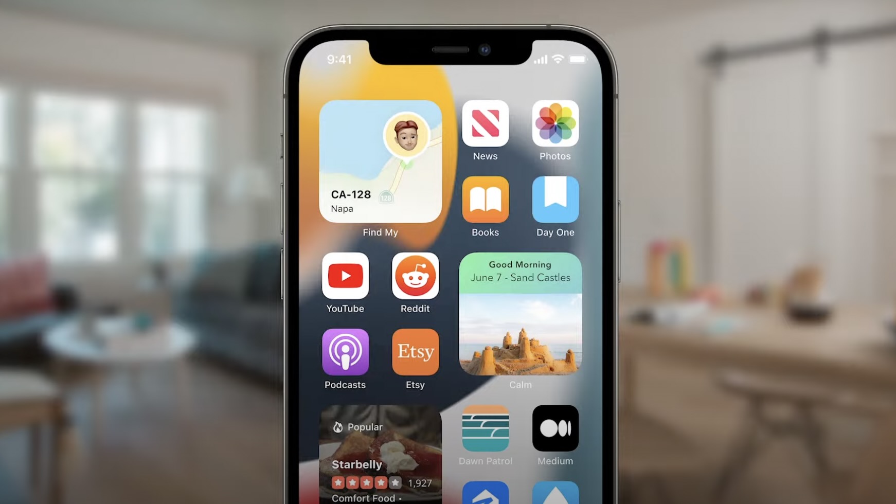 ios 13 default home screen layout