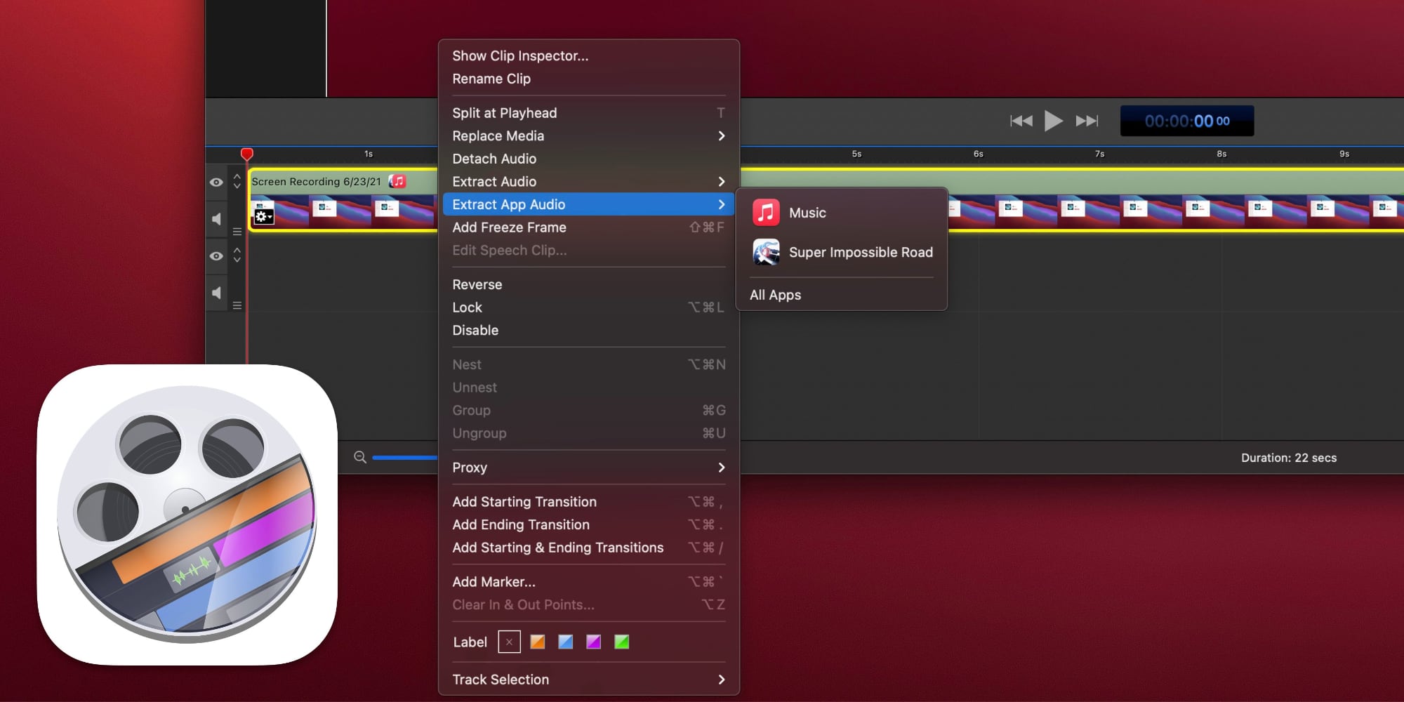 screenflow mac shortcuts
