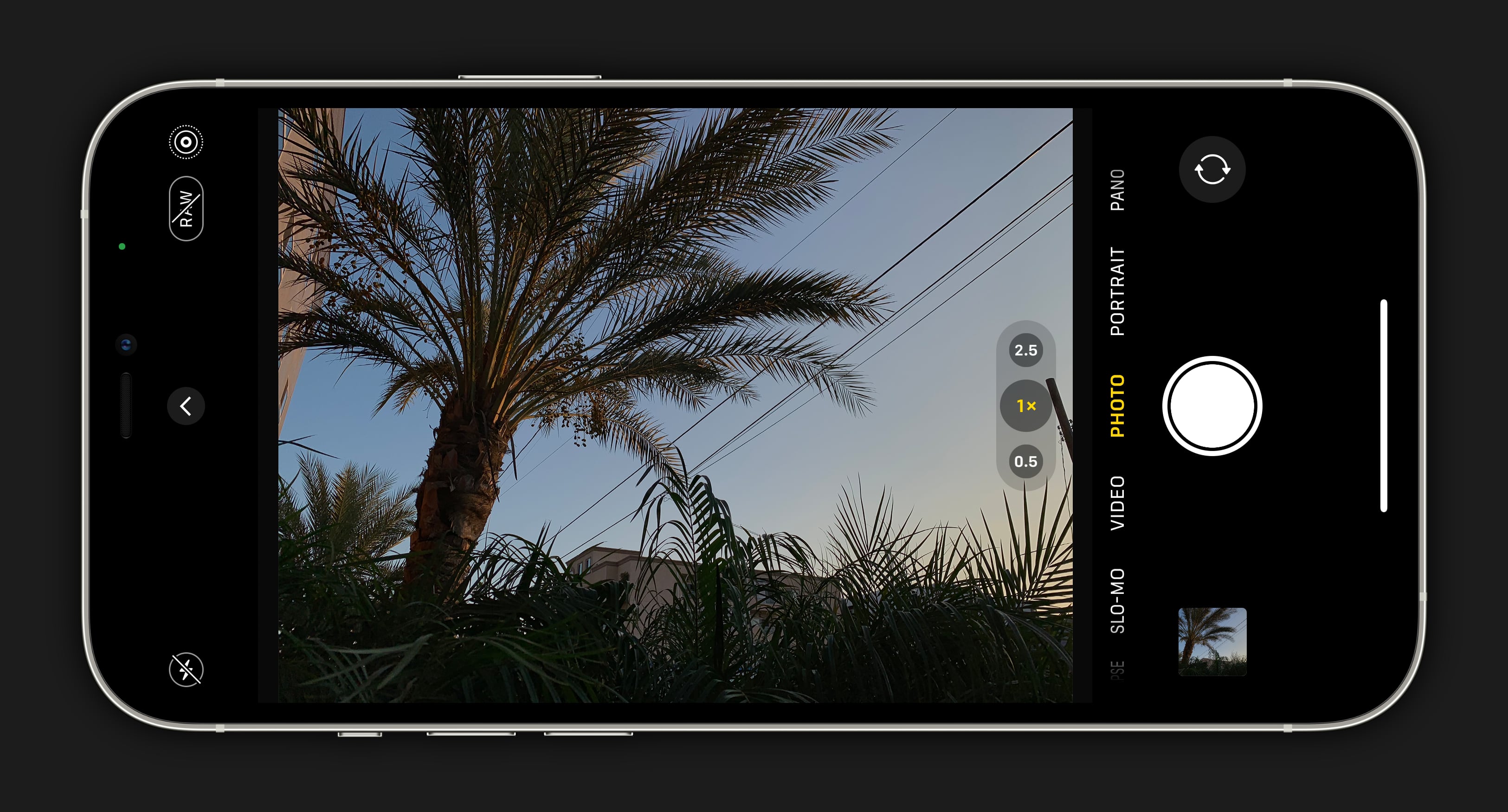 Snap your photos. Tap and hold to lock focus if your scene is in a difficult position.