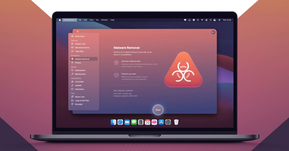 cleanmymac x virus malware protection