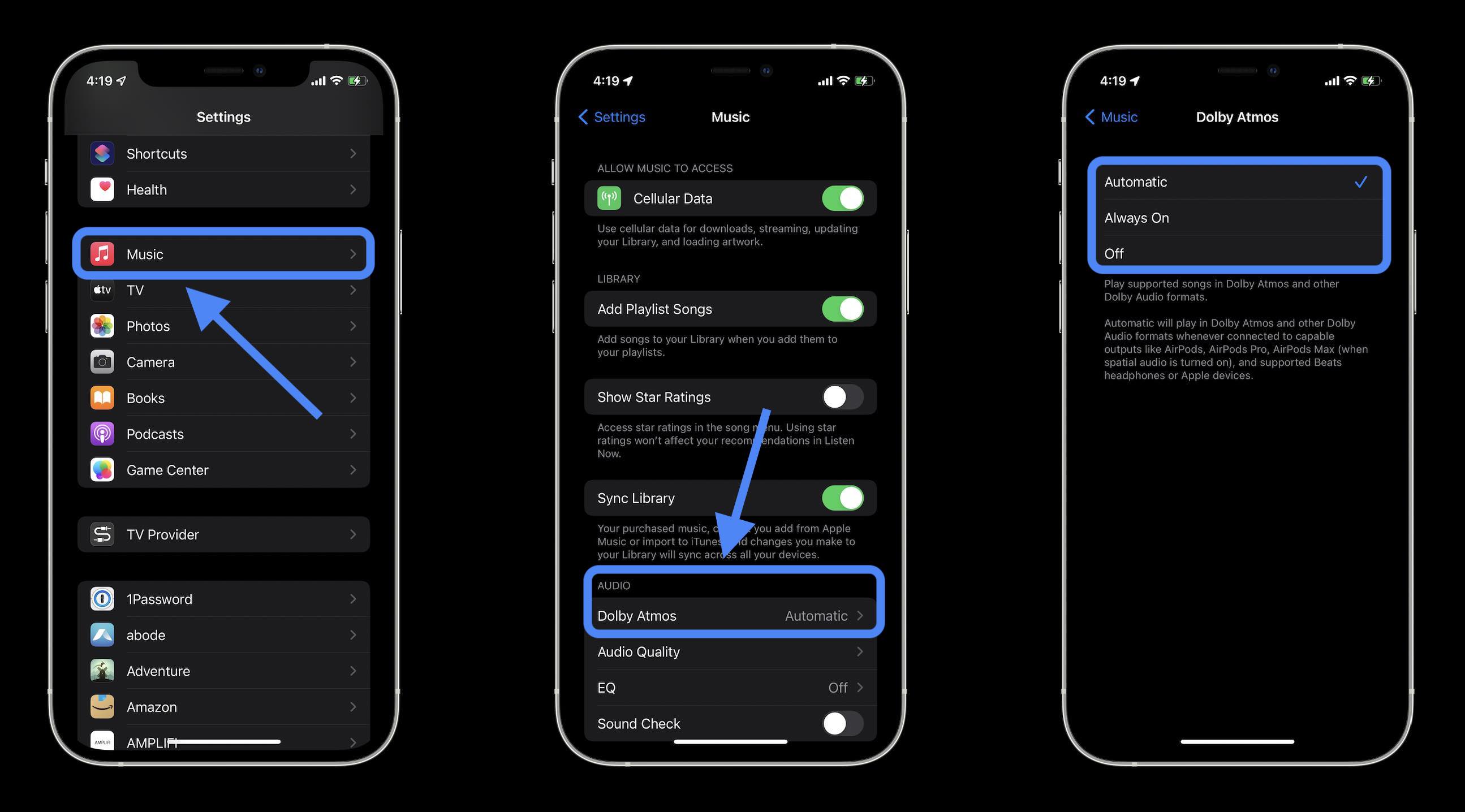 How to enable Dolby Atmos Spatial Audio on Apple Music