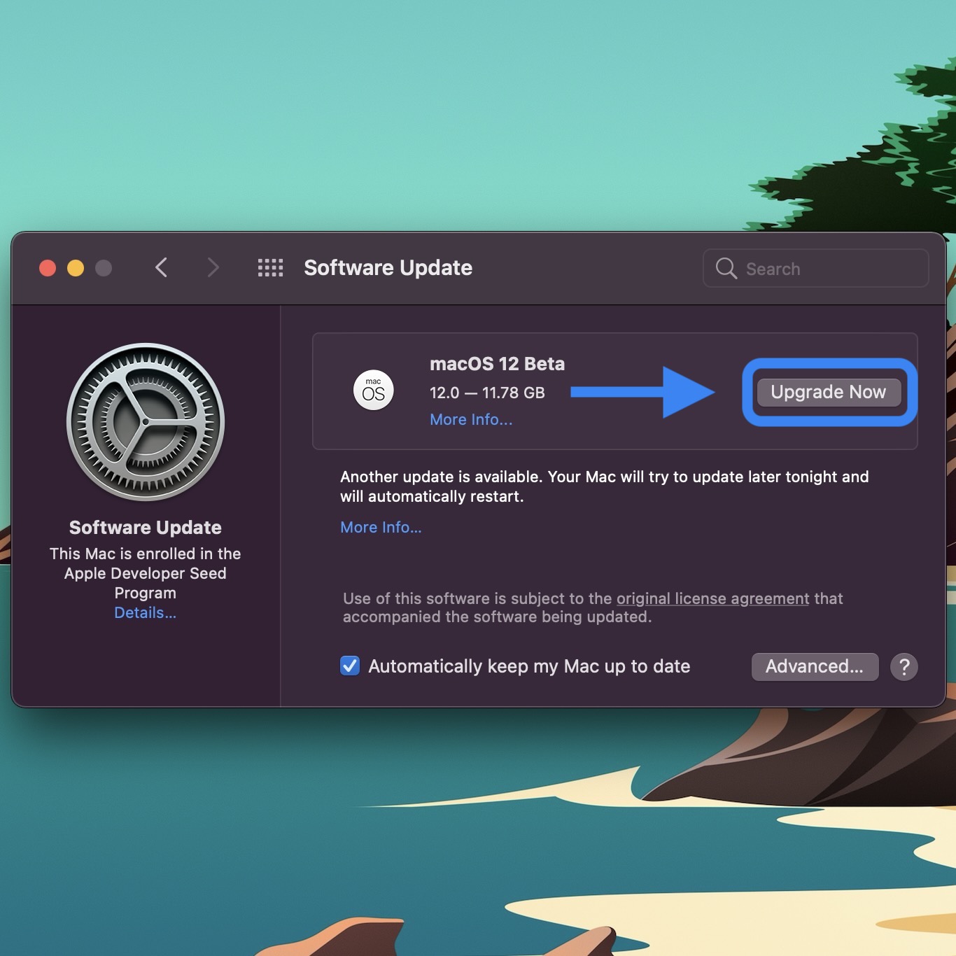 install macos monterey in launchpad
