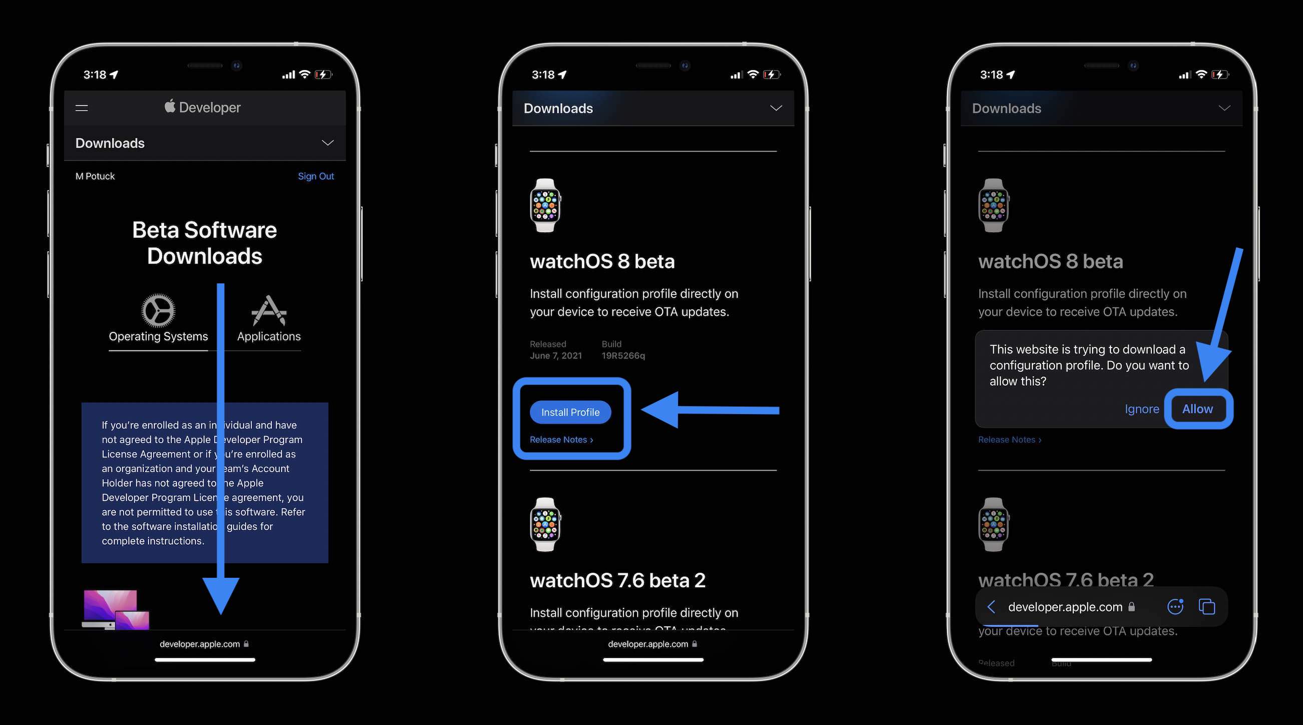 How to install watchOS 8 beta - walkthrough 2