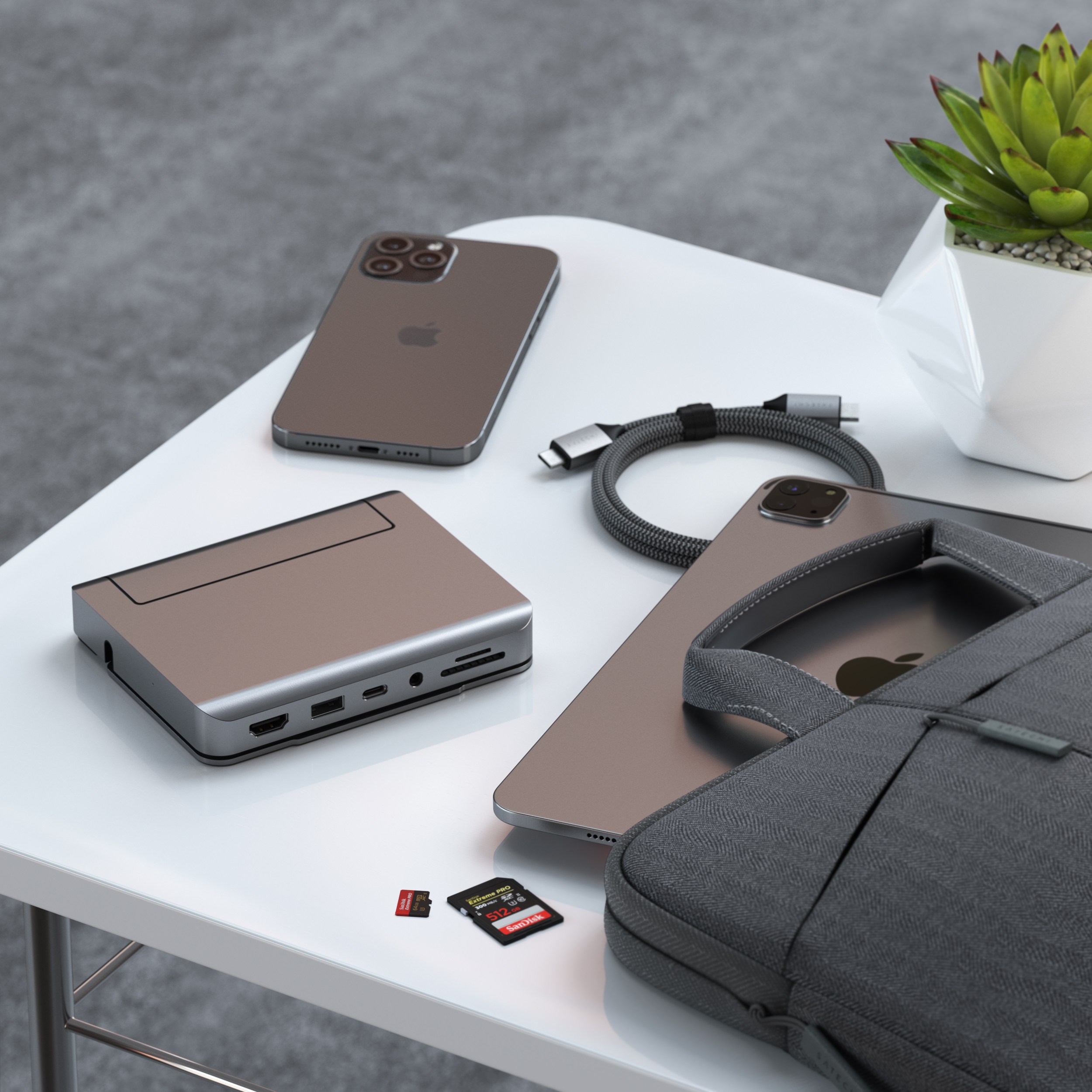 Satechi Stand and Hub for iPad features 6 ports, folding design 9to5Mac