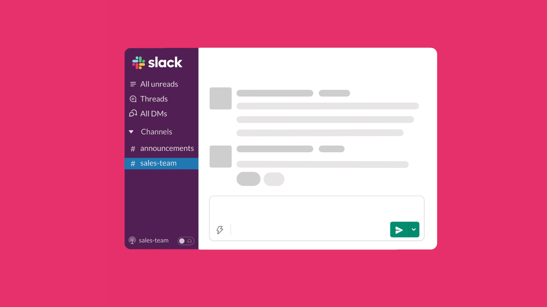 Use huddles in Slack