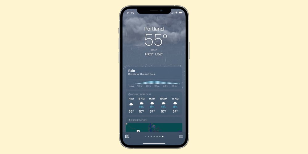Hands-on: iOS 15 brings an all-new Weather app with maps, animations, and  more - 9to5Mac