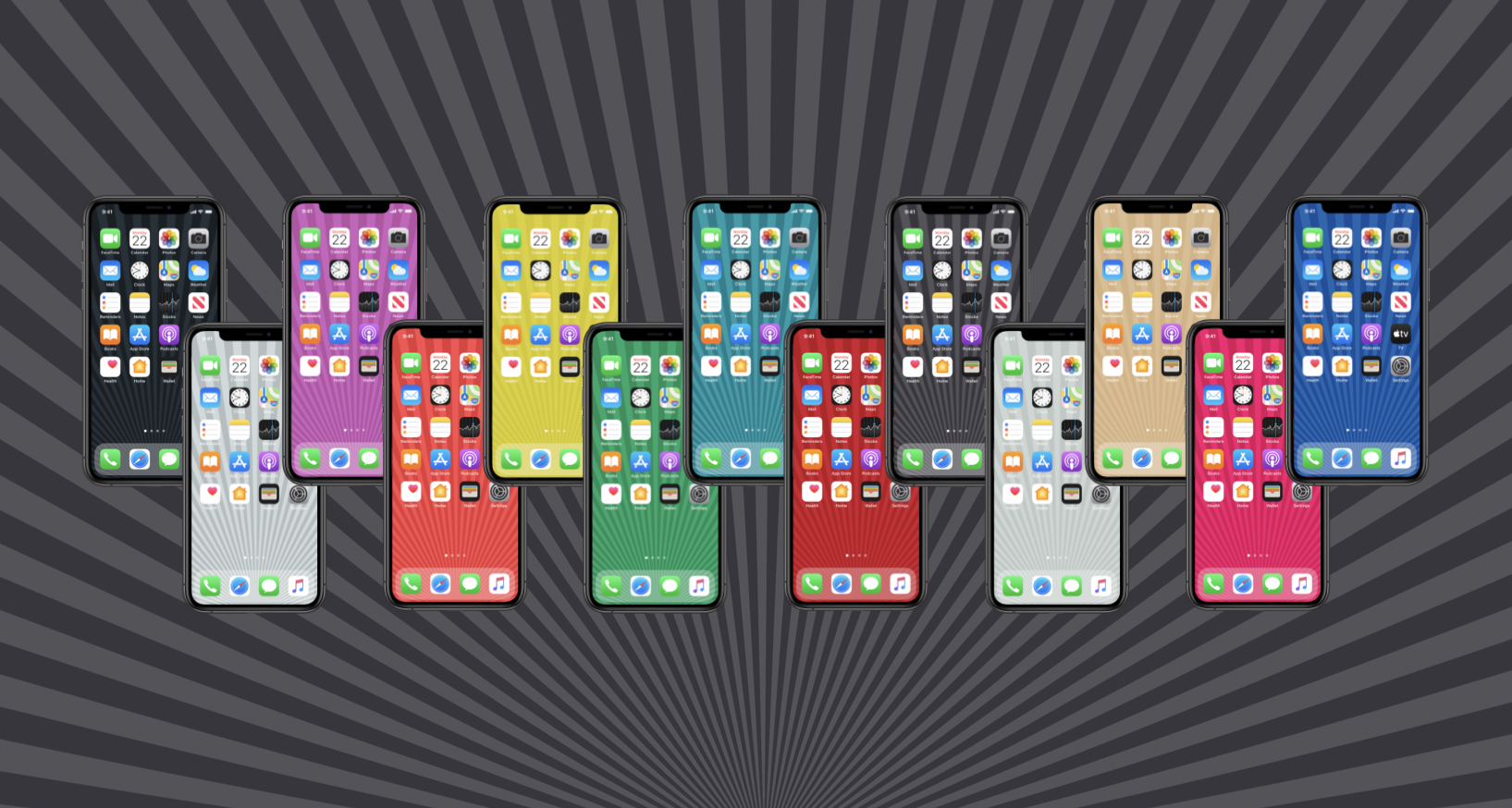 Check Out These Beautiful Iphone Wallpapers Inspired By The 7th Generation Ipod Nano 9to5mac