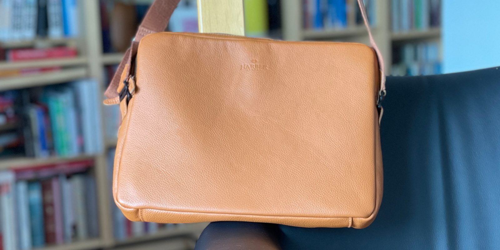 12.9 inç iPad için Harber London deri postacı çantası