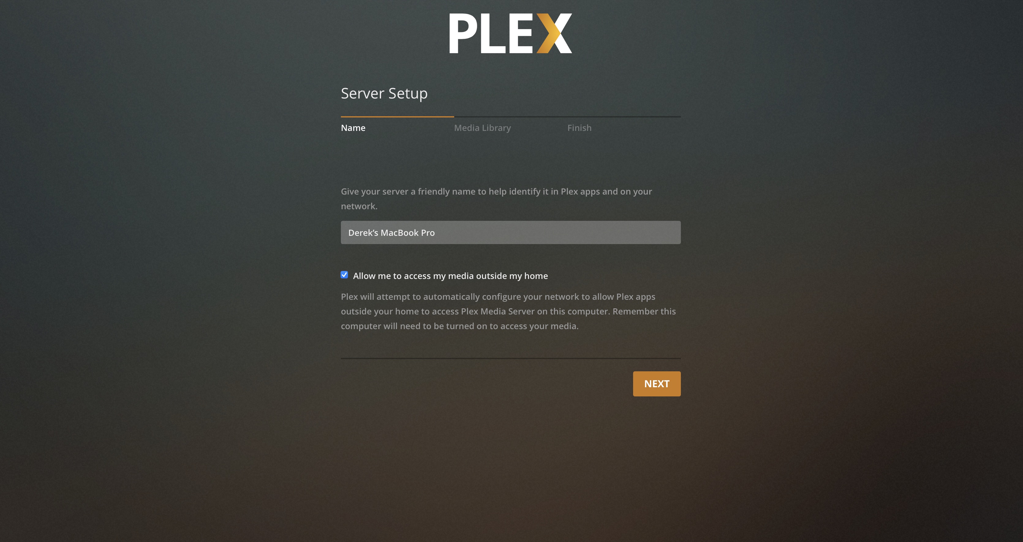 plex media server mac service