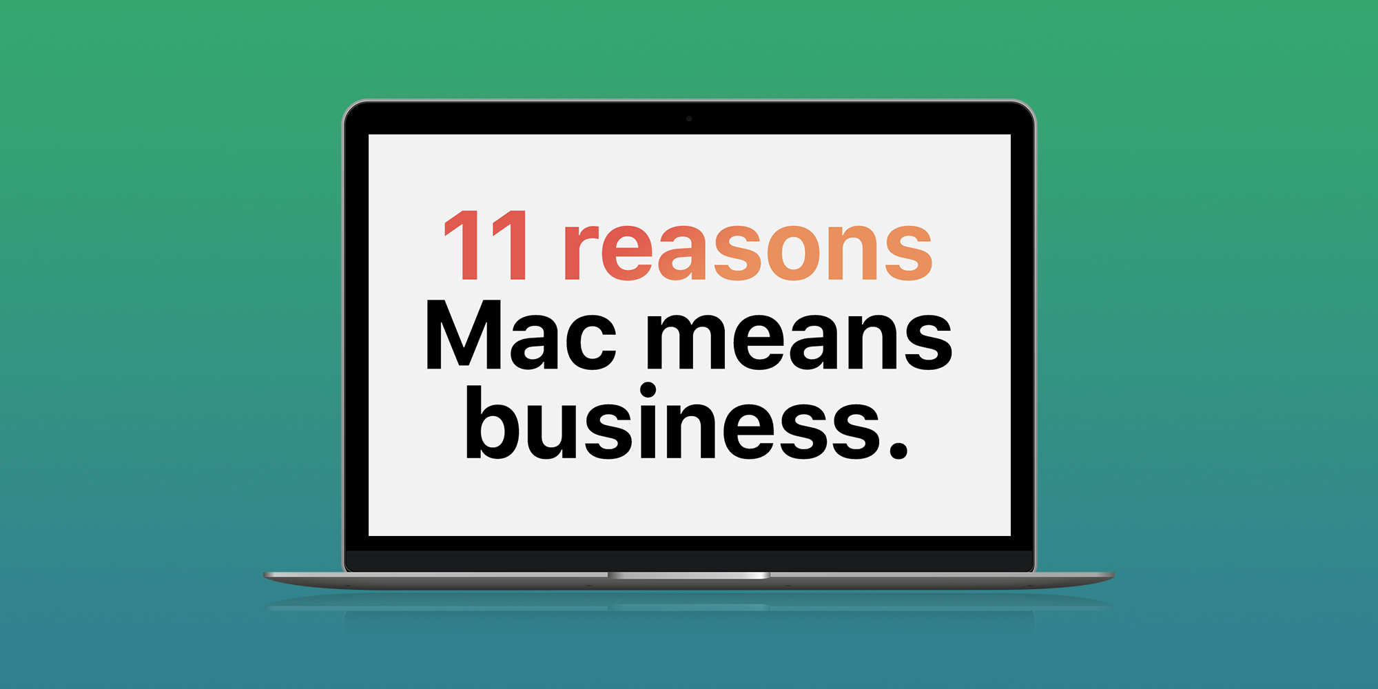use a mac for business
