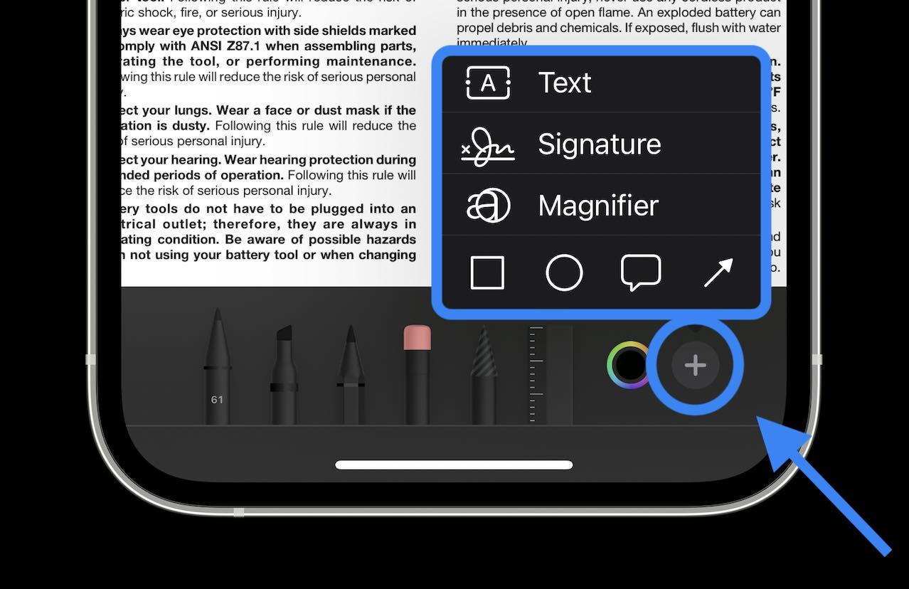 How to edit PDFs on iPhone and iPad in iOS 15 Files app - walkthrough 3