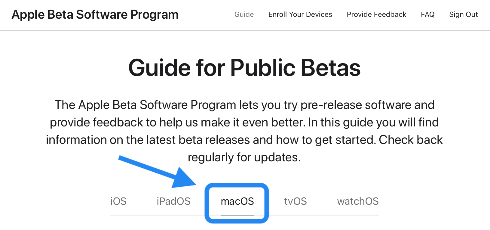 Install macOS Monterey public beta - walkthrough 2
