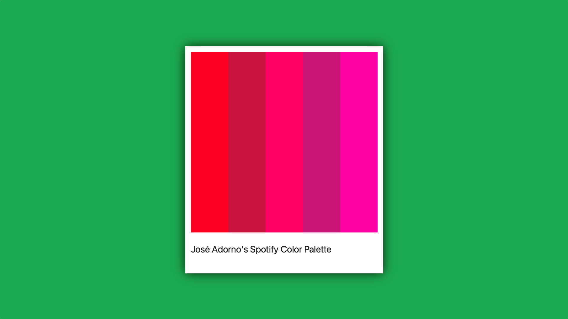 spotify palette color meaning