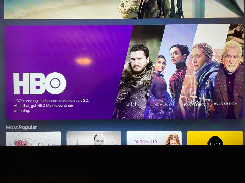 HBO officially shuts down its Apple TV Channel, cutting off HBO Max access for some users [U: Promo from Apple]