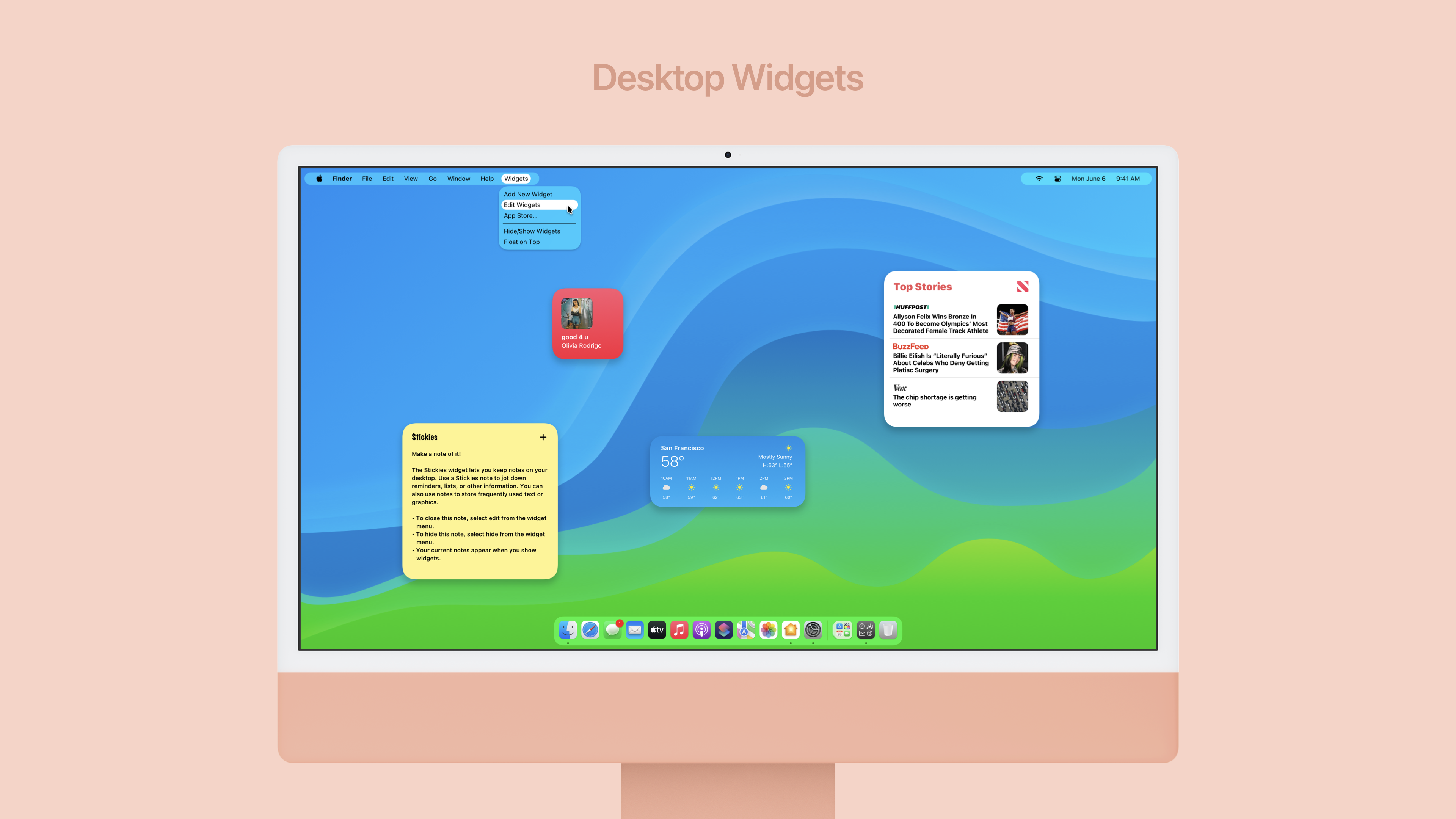 jarvis desktop widgets