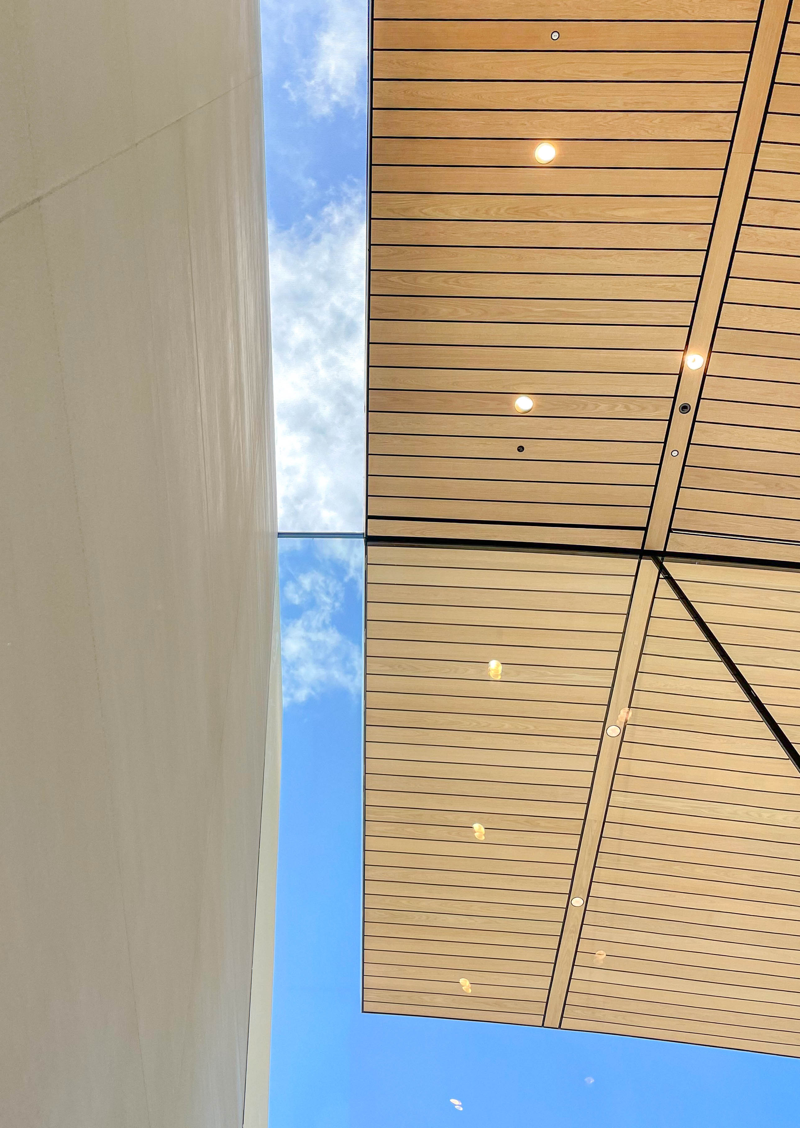 The skylight at Apple Dadeland.