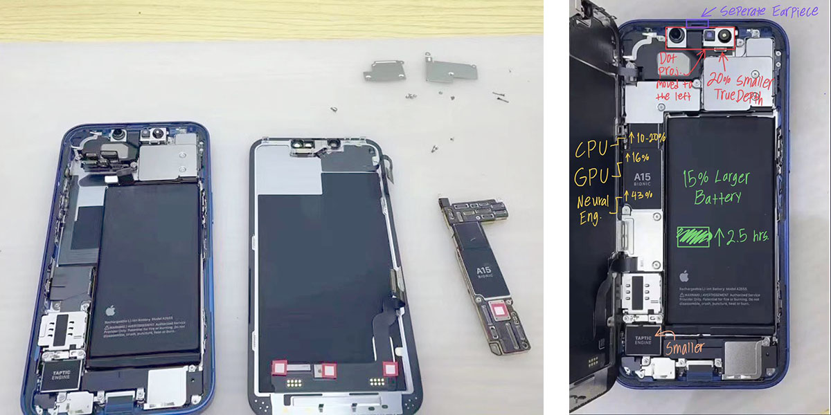 Inside the iPhone 13 – photos show five visible changes - 9to5Mac