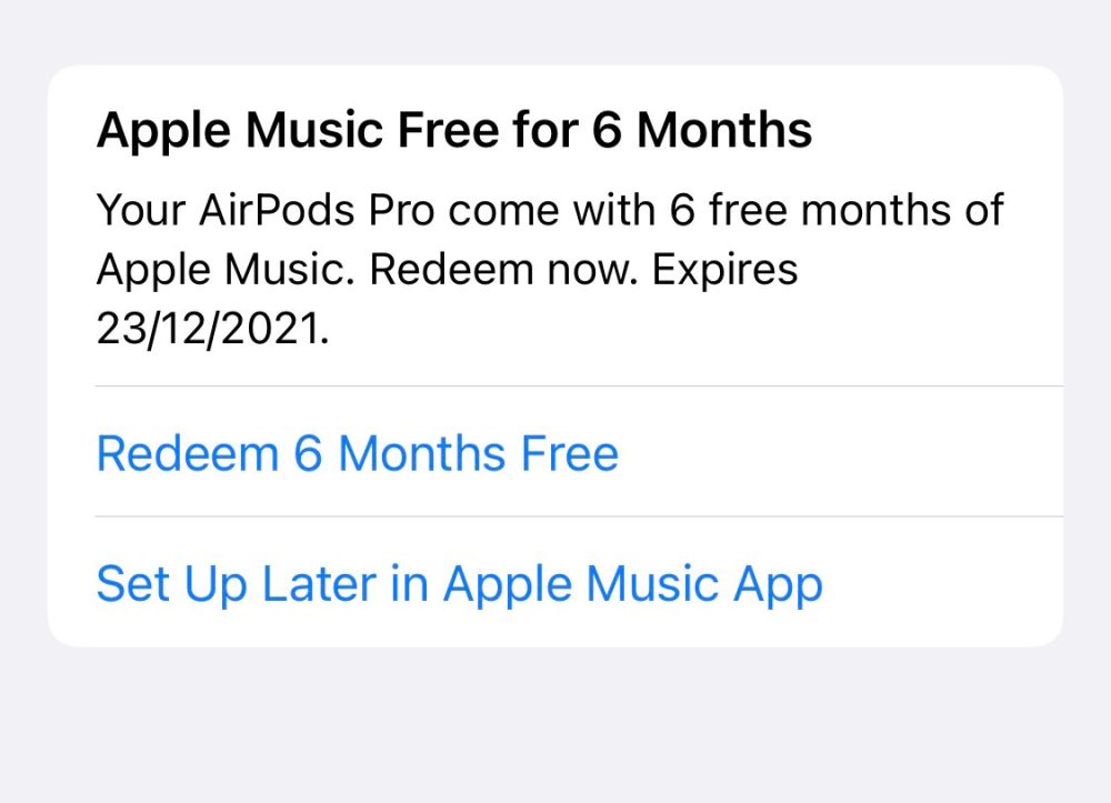 Apple Offers 6 Months Free Apple Music Trials To Airpods And Beats Owners 9to5mac