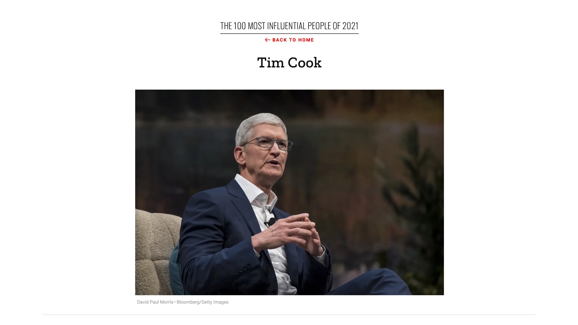 Самые влиятельные люди по версии time. CEO Apple список.