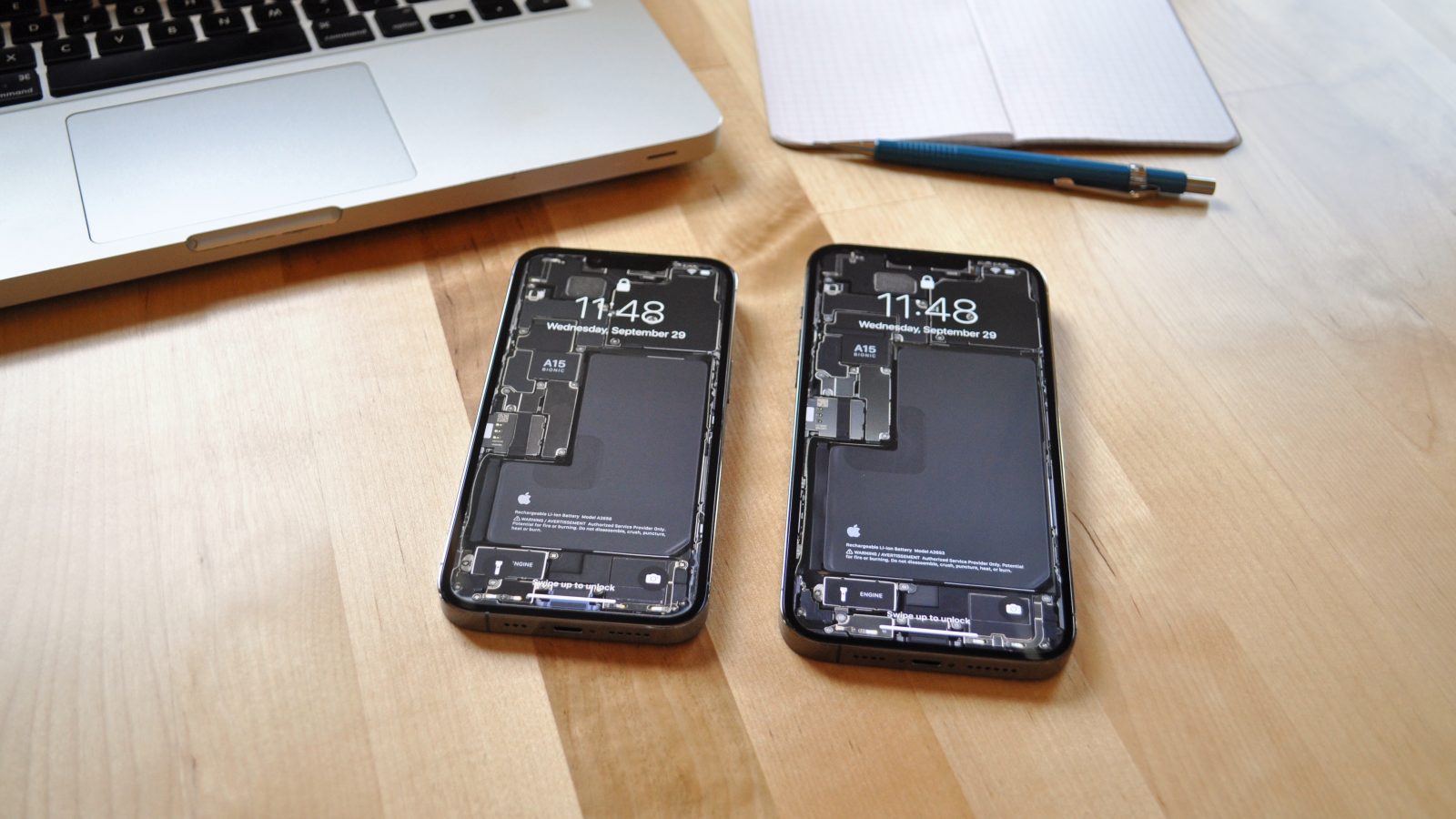 Take a look inside your iPhone 13 Pro with these X-ray and teardown wallpapers from iFixit