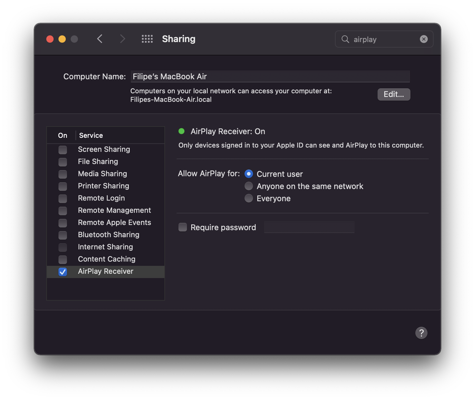 how to airplay from mac to toshiba smart