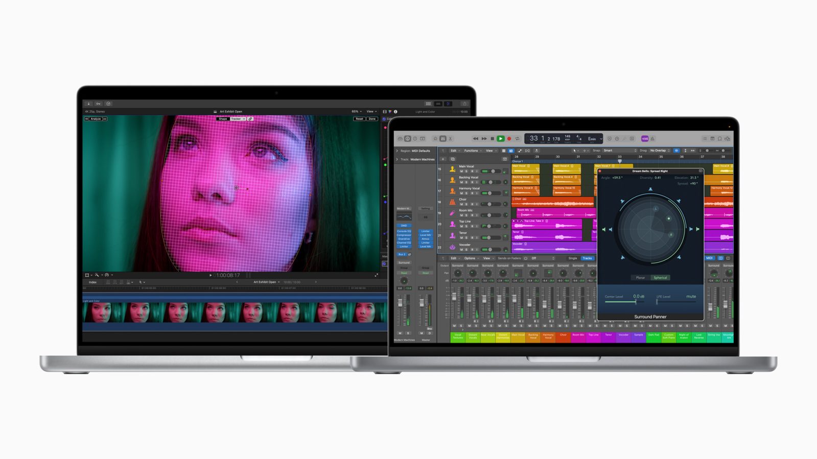 photo of Apple updates Final Cut Pro and Logic Pro with advances in 8K video, motion graphics tracking, and spatial audio toolset image