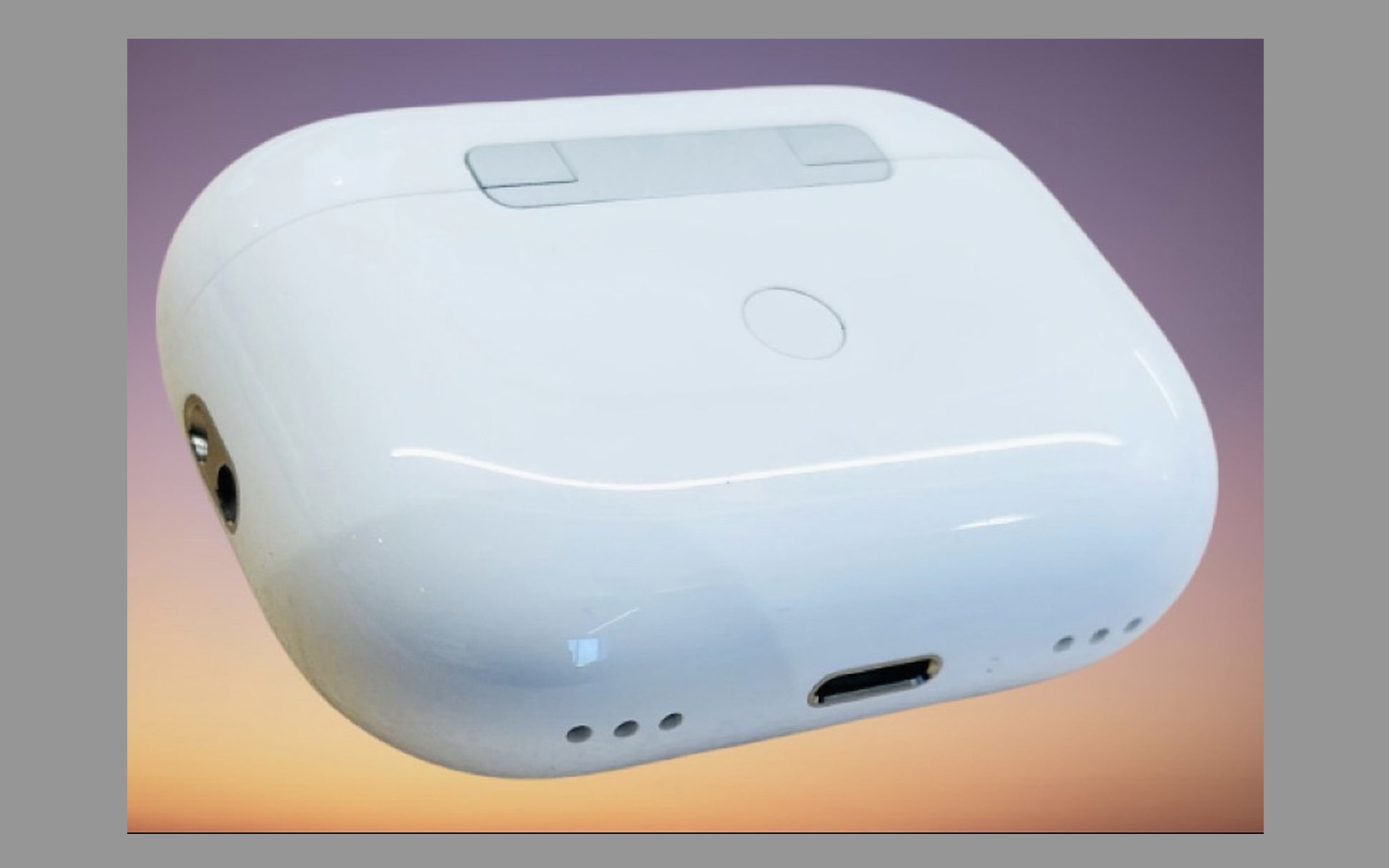 images claim to show upgraded AirPods Pro case with speaker holes for 'Find My' - 9to5Mac